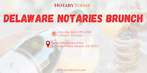 Imagem principal do evento Delaware Notaries Brunch