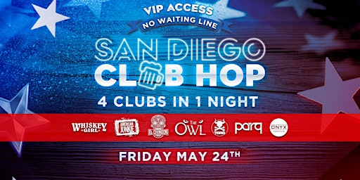 Image principale de MDW 4 CLUBS IN 1 NIGHT FRIDAY MAY 24TH