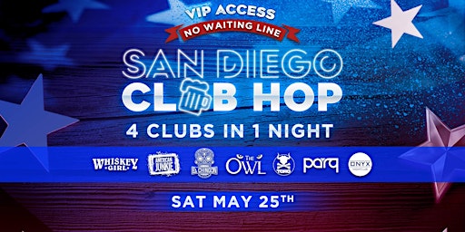 Image principale de MDW 4 CLUBS IN 1 NIGHT SATURDAY MAY 25TH