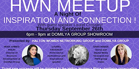HALTON WOMEN NETWORKING - September MEETUP  primary image