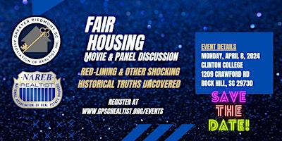 Immagine principale di Realtist Week 2024 | Fair Housing Movie & Panel Discussion 