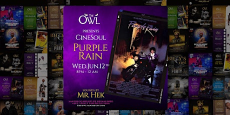 CineSoul Night:  Purple Rain with DJ Hek