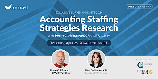 Accounting Staffing Strategies Research with Donny C. Shimamoto, CPA,CITP, primary image