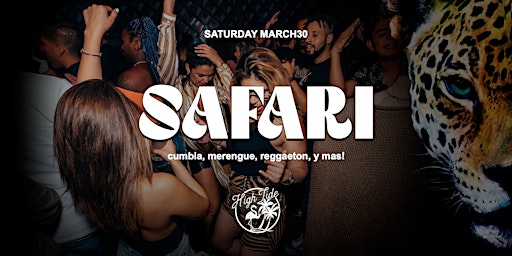 Imagem principal do evento SAFARI: Cumbia, Merengue, Reggaeton, y Mas in DTLA