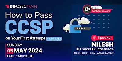 Primaire afbeelding van How to Pass CCSP on Your First Attempt in 4 Easy Steps