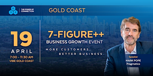 Hauptbild für District32 Connect Premium $1M Event in Gold Coast – Fri 19 Apr