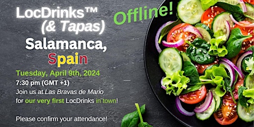 Imagem principal do evento First LocDrinks & Tapas in Salamanca, Spain