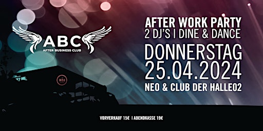 Primaire afbeelding van ABC After Business Club | NEO & CLUB der halle02