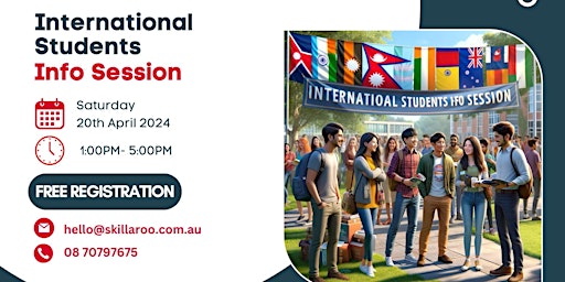 Hauptbild für International Students info Session