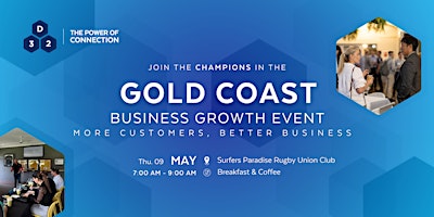 Imagem principal do evento District32 Business Networking Gold Coast – Champions- Thu 09 May