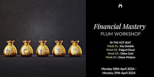 Imagem principal do evento Plum Workshop : Financial Mastery (members only)