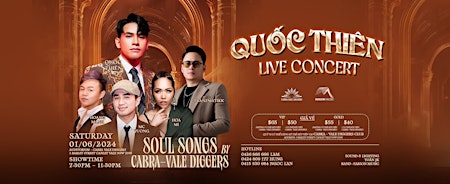 [SYD] QUOC THIEN LIVE CONCERT | SOUL SONGS by CABRA-VALE DIGGERS primary image