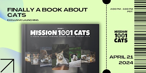 Mission 1001 Cats Photo Book: Exclusive Launch Party & Live Unboxing primary image