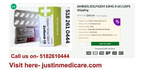 Buy Ambien (Zolpidem) online at Lowest Price
