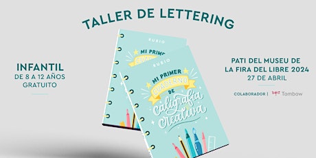 Taller Infantil Lettering RUBIO. 27 abril 2024 11:15h