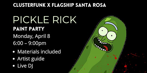 Pickle Rick Paint Night primary image