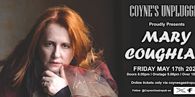 Imagen principal de MARY COUGHLAN live at Coyne’s Unplugged