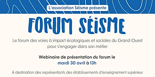 Primaire afbeelding van PRÉSENTATION FORUM SÉISME 2024 #3