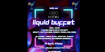 Imagem principal de Liquid Buffet - 19 April , Friday