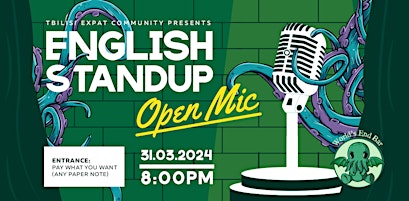 Imagen principal de English StandUp Open Mic