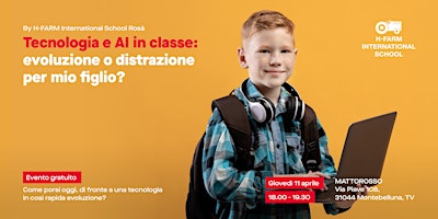 Imagem principal do evento Tecnologia e AI in classe: evoluzione o distrazione per mio figlio?