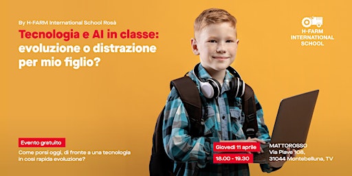 Hauptbild für Tecnologia e AI in classe: evoluzione o distrazione per mio figlio?