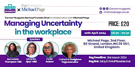 Image principale de Career Nuggets X Michael Page  Spring Fireside Chat