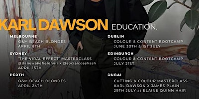 Imagem principal do evento DUBLIN MASTERCLASS - 2 DAY BOOTCAMP. COLOUR MASTERY & SOCAIL MEDIA