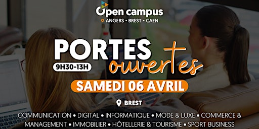 Hauptbild für JOURNÉE PORTES OUVERTES I SAMEDI 06 AVRIL 2024 I BREST