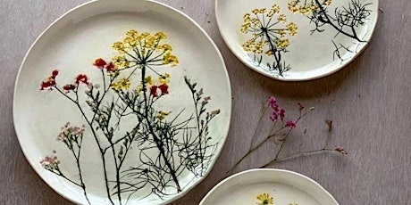 Wild Flower Pressed Plate