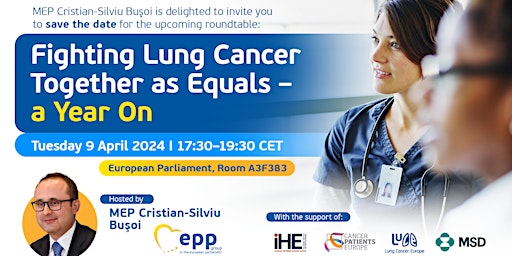 Primaire afbeelding van Call to Action on Fighting Lung Cancer Together As Equals  – A Year On