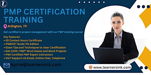 PMP Exam Prep Instructor-led Certification Training Course in Arlington, TX primary image