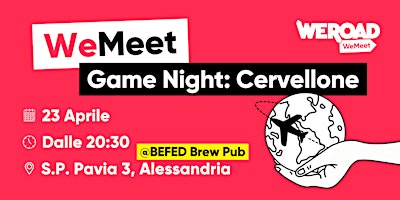 Hauptbild für WeMeet | Game Night: Cervellone