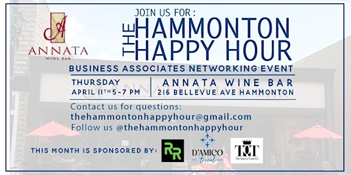 The  Hammonton Happy Hour primary image