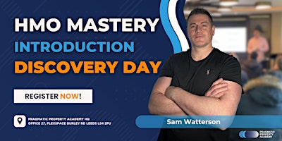 HMO Mastery Introduction - Discovery Day with Sam Watterson - May 2024 primary image