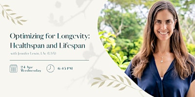 Optimising For Longevity: Healthspan and Lifespan  primärbild