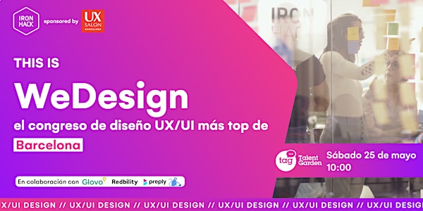 [BCN] WeDesign: el congreso de diseño UX/UI más top de Barcelona