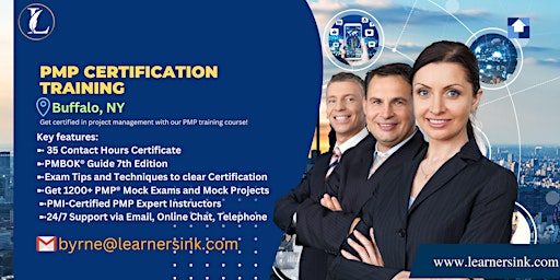 Immagine principale di PMP Exam Prep Instructor-led Certification Training Course in Buffalo, NY 