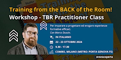 Immagine principale di Training from the BACK of the Room! Workshop - ottobre 2024 
