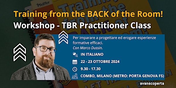 Training from the BACK of the Room! Workshop - ottobre 2024