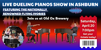 Imagem principal do evento Special Live Dueling Pianos Performance in Ashburn