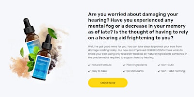 Image principale de CerebroZen Hearing Supplement