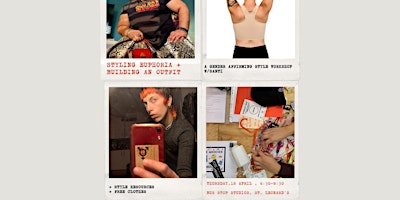 Immagine principale di STYLING EUPHORIA + BUILDING AN OUTFIT: A GENDER AFFIRMING STYLE WORKSHOP 
