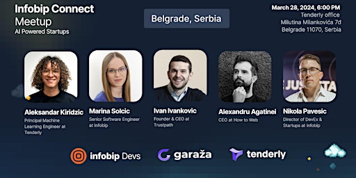 Image principale de Infobip Connect - Belgrade Tech Meetup powered by Tenderly