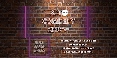 Image principale de 4/04 - KETO STAND UP SHOW