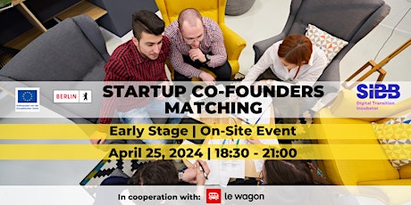 Startup Co-Founders Matching | On-Site-Event @Le Wagon