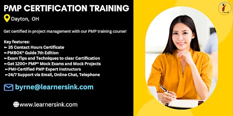 PMP Exam Prep Instructor-led Certification Training Course in Dayton, OH
