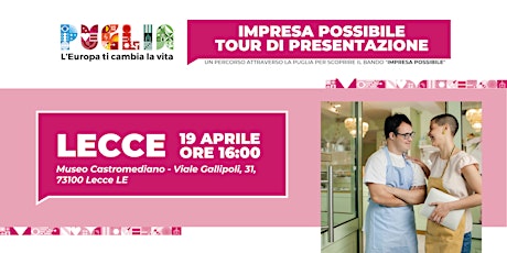 Presentazione Bando "Impresa Possibile" a Lecce