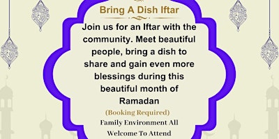 Bring A Dish Iftar primary image