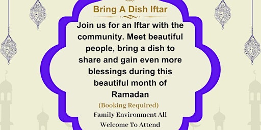 Bring A Dish Iftar primary image